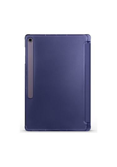 Kilifone - Galaxy Tab S10 Fe Plus Uyumlu - Tablet Kılıfı Smart Cover Standlı 1-1 Kılıf - Lila - T37677 Kılıf