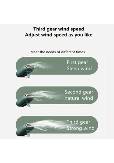 Liangmei Yeni Mini Taşınabilir Fan Taşınabilir Şarj Edilebilir