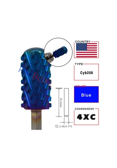 Rolinstar 6.6 Gümüş Büyük Namlu Yuvarlak Pürüzsüz Üst Tırnak Matkap Uçları Freze Kesici Manikür Pedikür Dosyalama Siyah 1 Kat Kahverengi