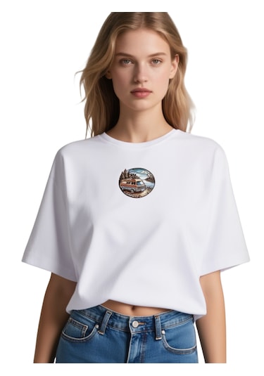 Ogc Karavan Oversize Unisex T-shirt Beyaz