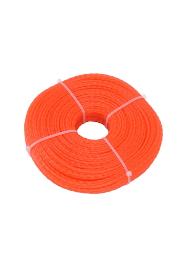 Geeroyoo 2.4mm 120m Nilon Pimzmiş Ağır Kırmızı Biçme Tel Spoli - Husqvarna, Ryobi, Stihl Uyumlu - Dayanıklı, Yüksek Verimli Bahçe Bakımı Aksesuarı