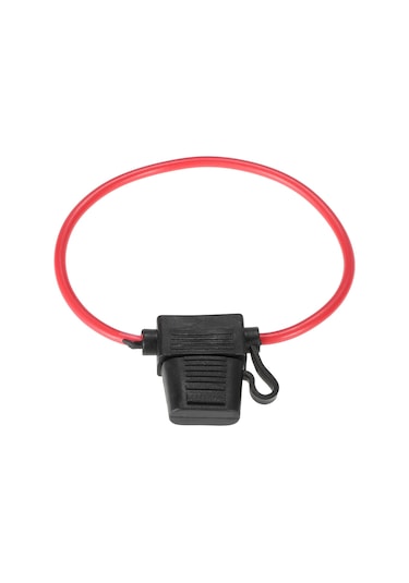 Gajeena 10 Adet 40a Akü Sigorta Tutucusu, Dc 12v, Araba/motosiklet İçin, Siyah-kırmızı, 26cm Kablolu Sigorta Bağlantı Cihazı 40