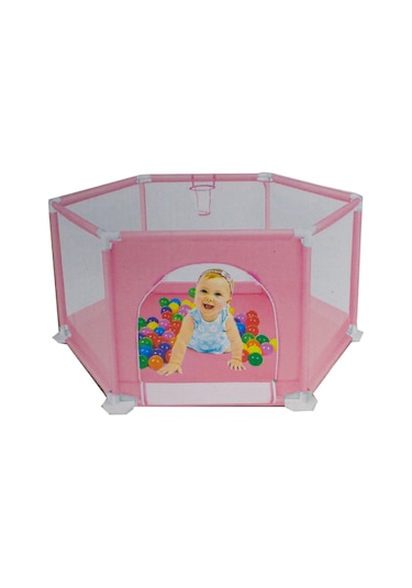 Çocuk Çiti Çocuk Oyun Havuzu Güvenli Pembe