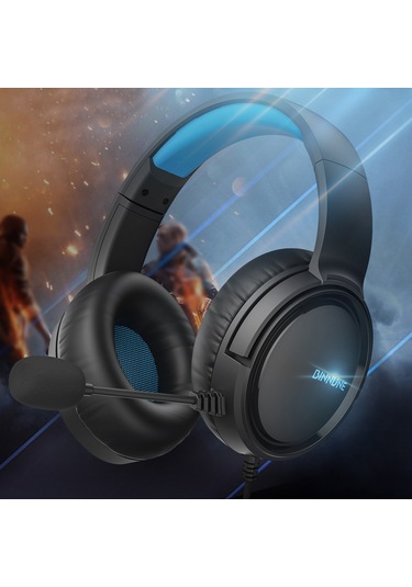 Ximistore9 Beyaz Kablolu Oyun Kulaklığı, 50mm Surround Ses, Gürültü Engelleme Mikrofon, Masaüstü/dizüstü Uyumlu, Uzun Süre Konforlu