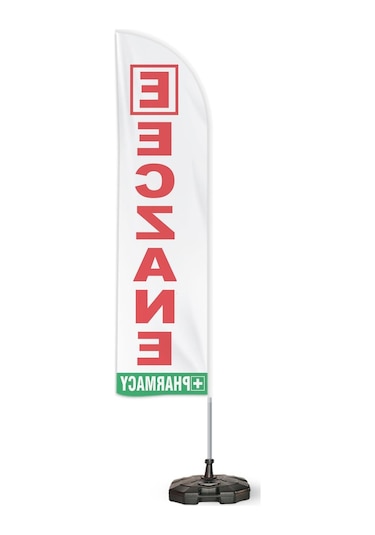 Eczane Pharmacy Yelken Bayrak 2'li Paket V3