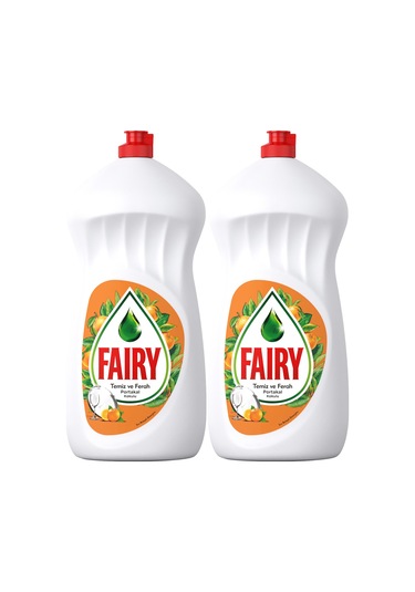Fairy Portakal Kokulu Sıvı Bulaşık Deterjanı 2 x 1500 ML