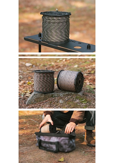 Leezsing Dayanıklı 9 İplikli Çok Amaçlı Paraşüt İpi, 100 Metre, 4mm Kalınlık, Kamp Ve Açık Hava Kullanımı İçin Çok Renkli