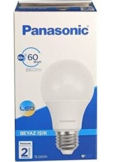 8,5w Panasonic E27 Beyaz 10adet