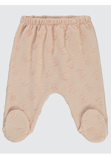 Civil Baby Kız Bebek Patikli Tek Alt 1-6 Ay Pudra Pudra