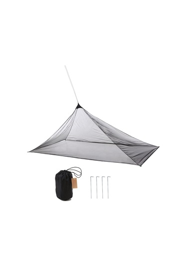 Leezsing Kampanya Için Hafif 153g Tek Kişilik Moskitonun, Yüksek Yoğunluklu Ağ, Açık/ Kapat Kolay, Taşınabilir, Konforlu Ve Sporlu 220x120x95cm Çok Renkli