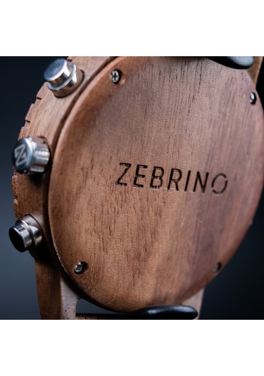 Zebrino Zbr-gr-dd Deepdark Ahşap Erkek Kol Saati 45 Mm