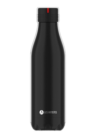 Les Artistes Paris Isı Yalıtımlı Çelik Termos Matara 500ml Siyah 3+ Yaş / Siyah