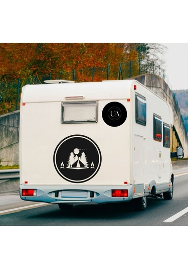 Karavan Sticker Model Sticker Oto Sticker 40x40