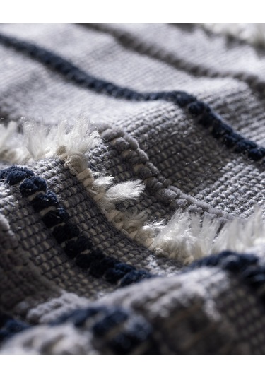 Madame Coco Montjalin Çift Kişilik Yatak Örtüsü - İndigo 8684427145531 Indigo