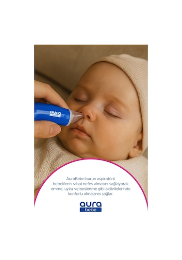 Bebek Burun Aspiratörü Ve 10 Adet Yedek Uç - Burun Temizleme Aspiratör Seti