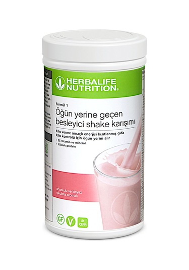 Formül 1 Besleyici Shake Karışımı Ahududu ve Beyaz Çikolata Aroma