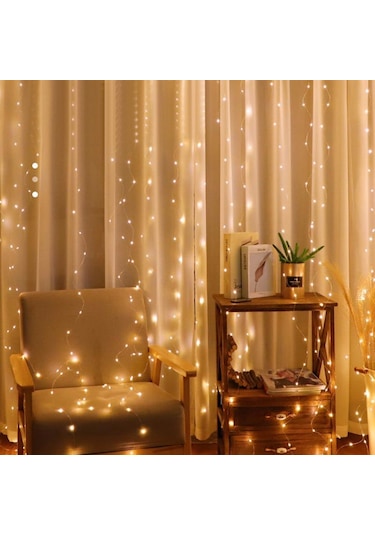 Çok Renkli Perde Led Dize Işık Garland Festivali Noel Dekorasyonu 8 Mod Usb Uzaktan Kumanda Dize Tatil Dekoratif Led Işık 56977863