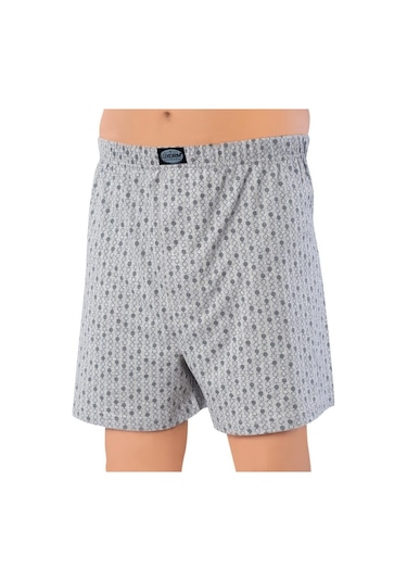 Lüx Drm Erkek Battal Desenli Penye Boxer Short 1293