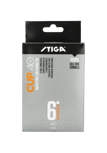 Stiga Cup 6lı Masa Tenisi Pinpon Topu Turuncu 1110-2503-06