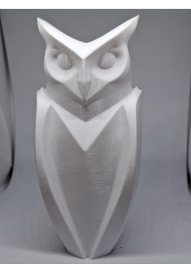 Baykuş Biblosu -17 Cm Beyaz