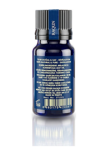 Raqun Aromaterapı Çay Ağacı Uçucu Yağı 10 Ml Karışık