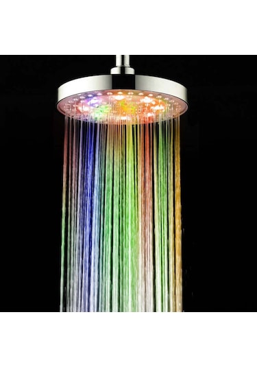 Teltree 8 Led Renk Değiştiren Duş Başlığı - Otomatik Işık Efekti Ve Abs Malzeme İle Banyo Keyfi Diğer