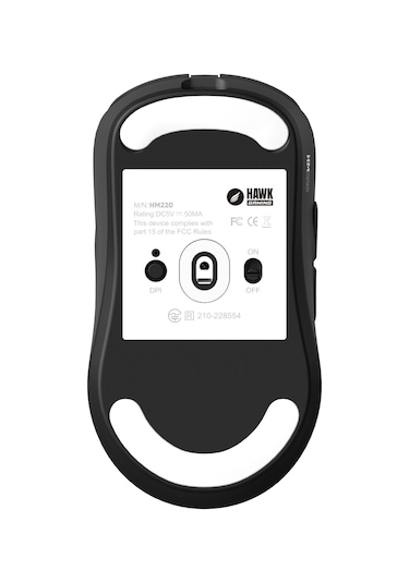 Hawk Gaming Hm220 1k Hz 12000 Dpı Tri-mode Kablosuz/bluetooth Siyah Gaming Mouse Gaming