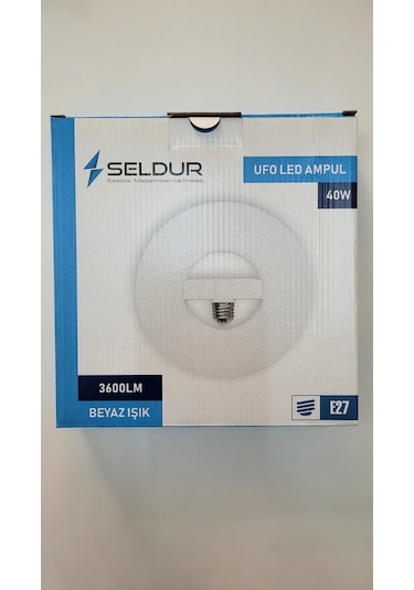 Seldur 40w Ufo Led Ampul 3600lm Beyaz Işık