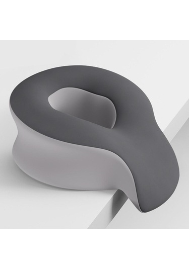 Suntek Yüz Beşik Yastığı Dinlenme Rahatla Yüzük Yatır Gri Gri