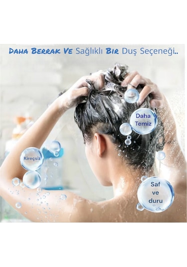 Truva Su Tasarruflu Kireç Önleyici Duş Başlığı Krom