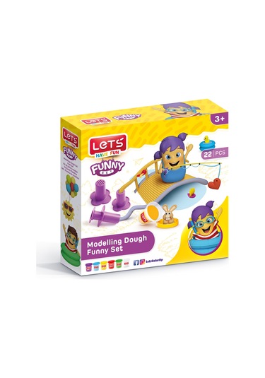 Let's Funny Eğitici Modelleme Oyun Hamuru Seti 22 Parça L9006