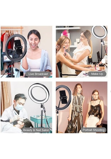 Ring Fill Light 10" Youtuber Video Kuaför Çekimleri için