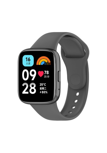 Redmi Mi Watch 3 / 3 Active İle Uyumlu Silikon Kordon