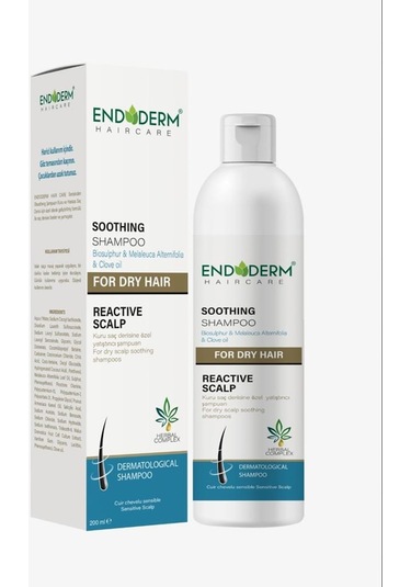 Endoderm Haircare Kuru Saç Derisine Özel Yatıştırıcı Şampuan 200 ML