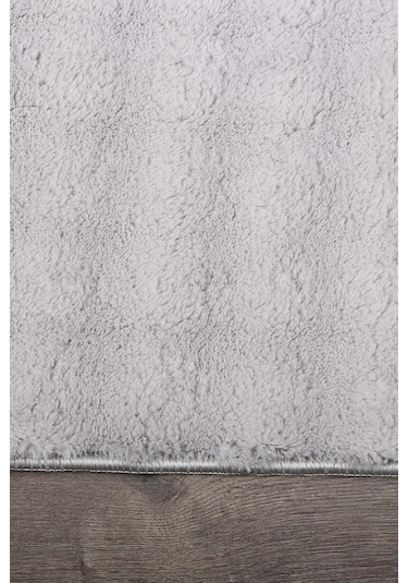 Bubble Gri Büyük Ebat 2'li Banyo Paspas Seti Kaymaz Tabanlı Yıkanablir Klozet Takımı Gri