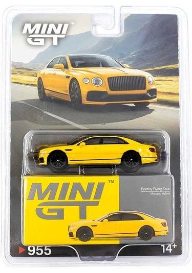 Mini Gt 1/64 Bentley Flying Spur Monaco Yellow Sarı