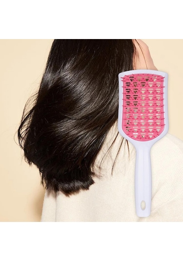 Suntek Dolaşık Açıcı Saç Fırçası Şekillendirici Beyaz