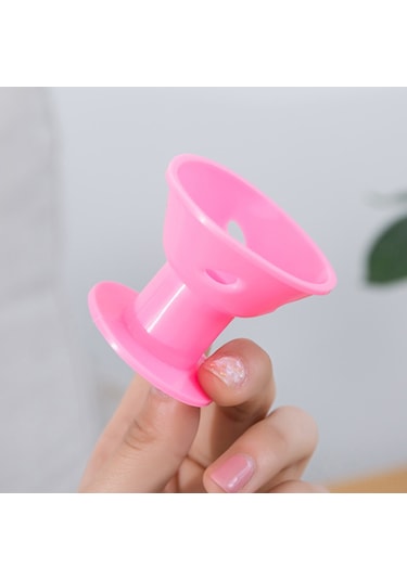 Reedark Saç Kıvırıcı Mantar Şekilli, 15 Büyük + 15 Küçük, Pvc Çantalı, Saç Dostu, Karışık Renkler