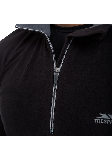 Trespass Maflmfn10001 Blackford Male Microfleece At100 Black Erkek Polar 001