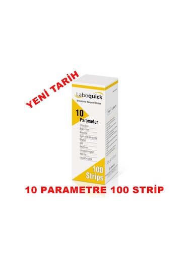 Laboquıck 10 Parametre İdrar Stribi Yeni Tarihli