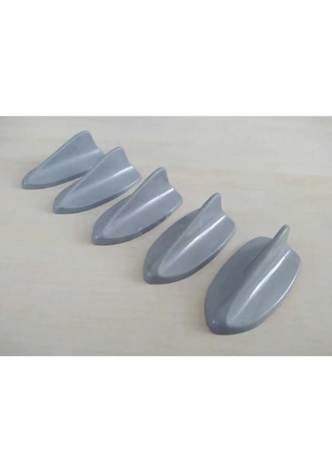 Opel Vectra C Uyumlu Balık Sırtı Mini Süs Anten Gri 5'li Fs