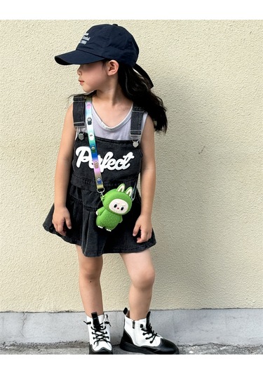 Snapbuy Silikon Bozuk Para Çantası, Labubu Şekilli Çocuk Cüzdanı Yeşil