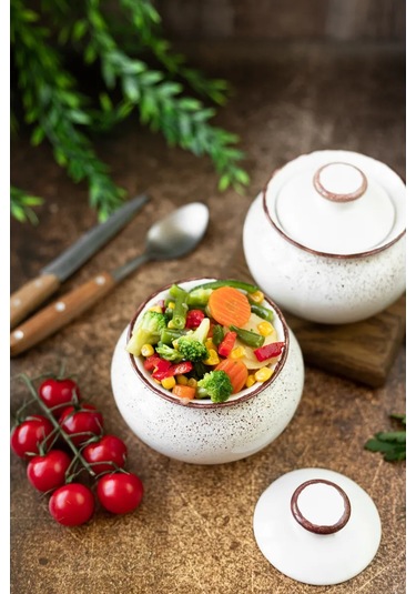 Milla Sweethome 2 Adet Fırın Kabı 430140453 Beyaz