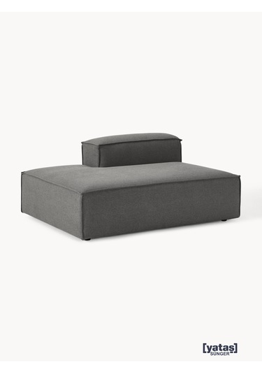 Most Mollis Sol Pro Köşe Modül 41 Koyu Antrasit Keten Kumaş Yumuş