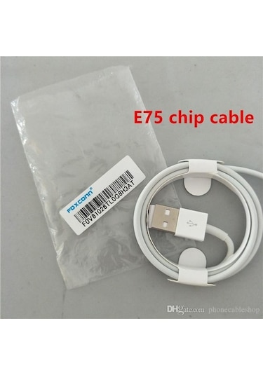 Foxconn Apple iPhone Uyumlu 6-7-8-X-Xr-Xs-Xs Max Kablo E75 Chip Kalite Kablo