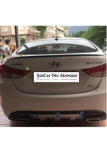Hyundai Elantra Bagaj Üstü Spoiler Bagaj Çıtası - Parlak Siyah