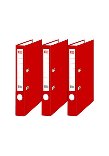 Cassa Plastik Dar Klasör Kırmızı Renk 7290