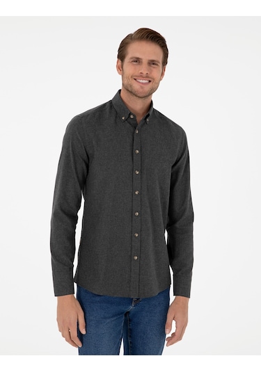 Pierre Cardin Erkek Antrasit Gömlek Desenli 50298570-vr006 Antrasit