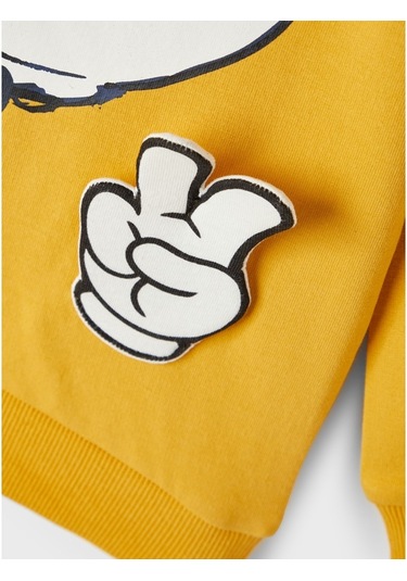 Name It Mickey Mouse Mango Erkek Çocuk Sweatshirt 13221200 001 Sarı