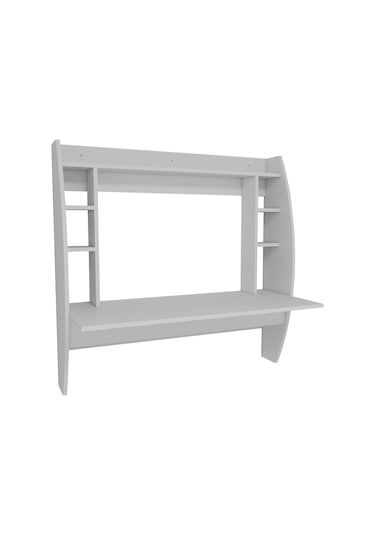 Arnetti Buğlem Duvara Monte Çalışma Bilgisayar Masası Beyaz